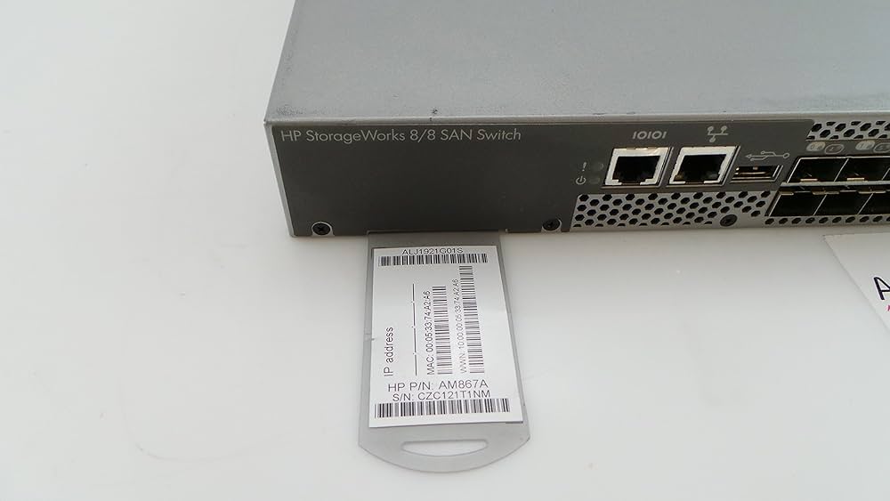 Amazon | HP AM867A StorageWorks 8/8 SANスイッチ 8ポート対応